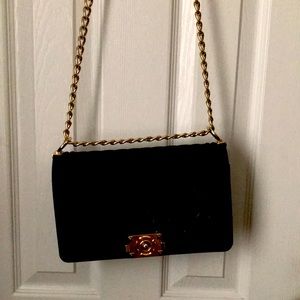 Black beautiful purse .